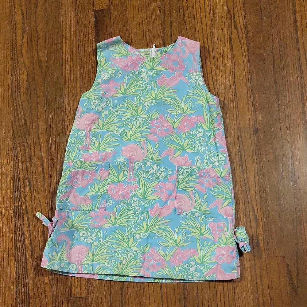 Lilly Pulitzer Pink and Blue Floral Dress
